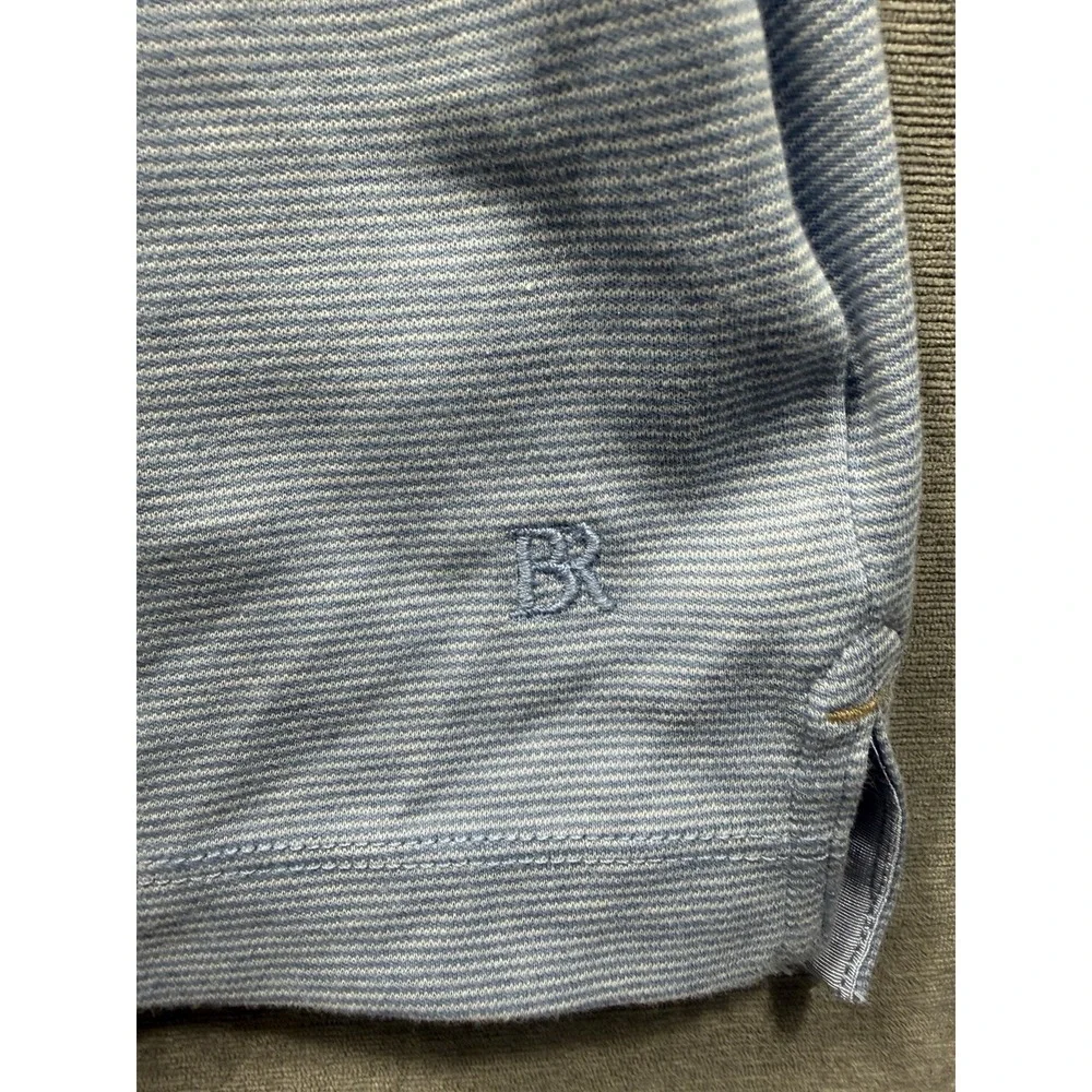 Banana Republic Men's Cotton Luxe Touch Polo Shirt, Blue, Medium